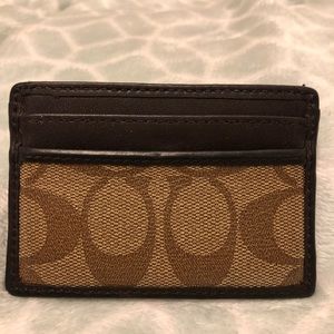Coach Bags - COACH Card Case in Signature Canvas Coach Bags - COACH Card Case in Signature Canvas